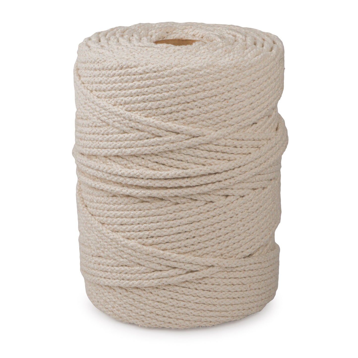 Cordón de algodón trenzado rústico de 5 mm