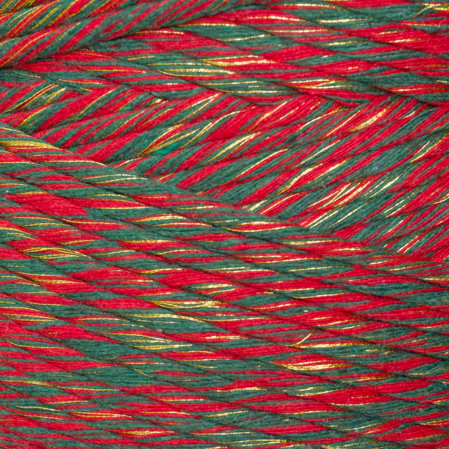 Cordón de polycotton peinado de 3 mm con Lurex