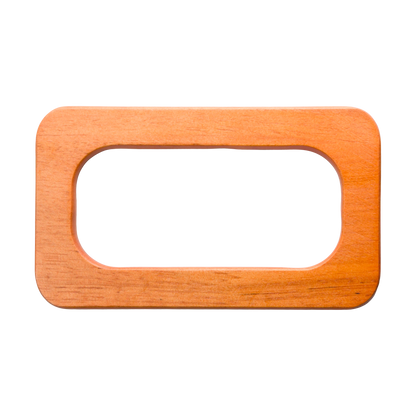 Manillas de madera rectangulares