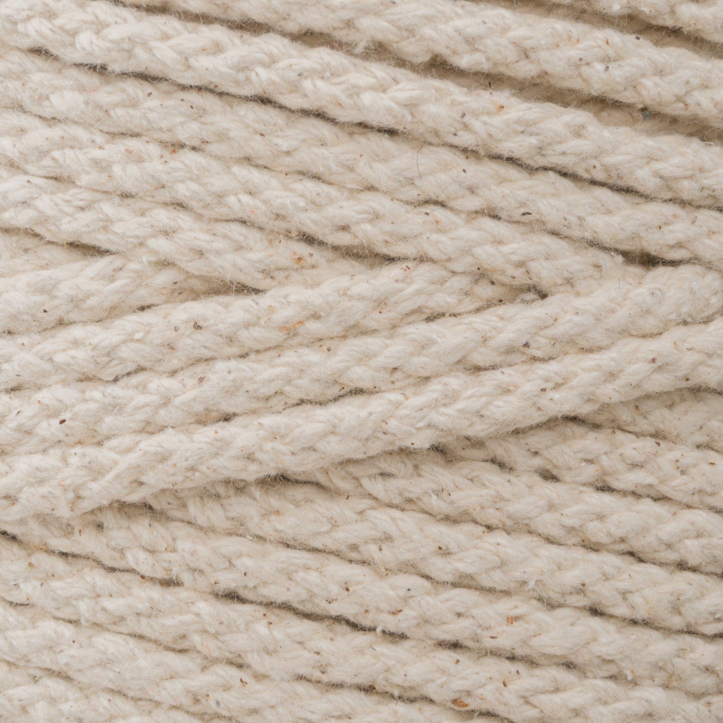 Cordón de algodón trenzado rústico de 5 mm