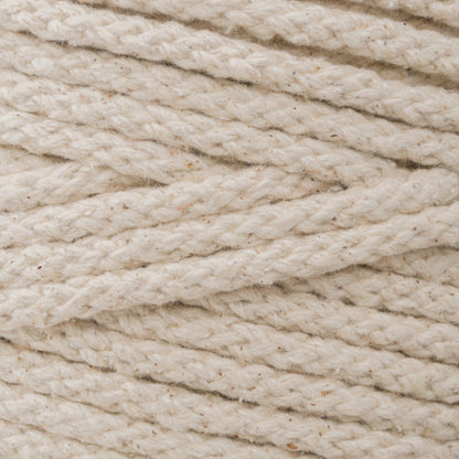 Cordón de algodón trenzado rústico de 5 mm