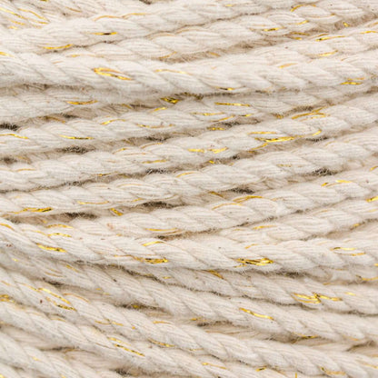 Cordón de algodón torcido de 3 mm con Lurex