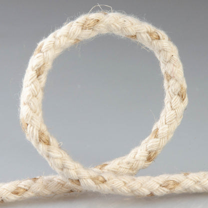 Cordón de algodón y yute trenzado