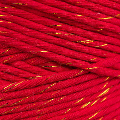 Cordón de polycotton peinado de 3 mm con Lurex