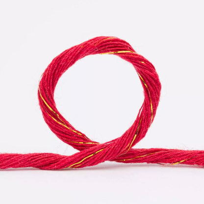 Cordón de polycotton peinado de 3 mm con Lurex