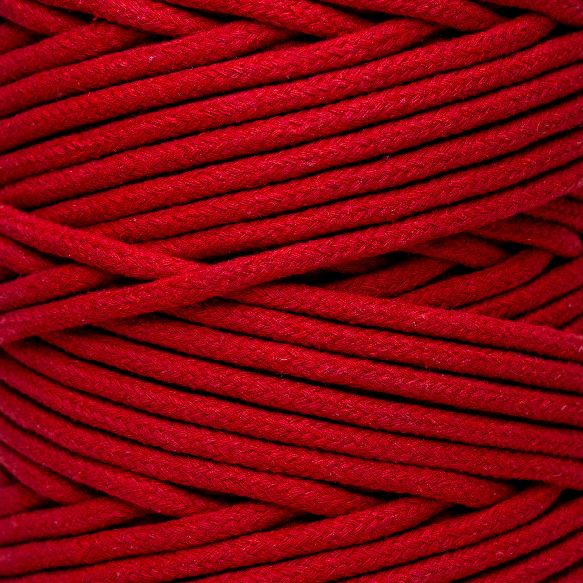 Cordón de polycotton trenzado de 6 mm