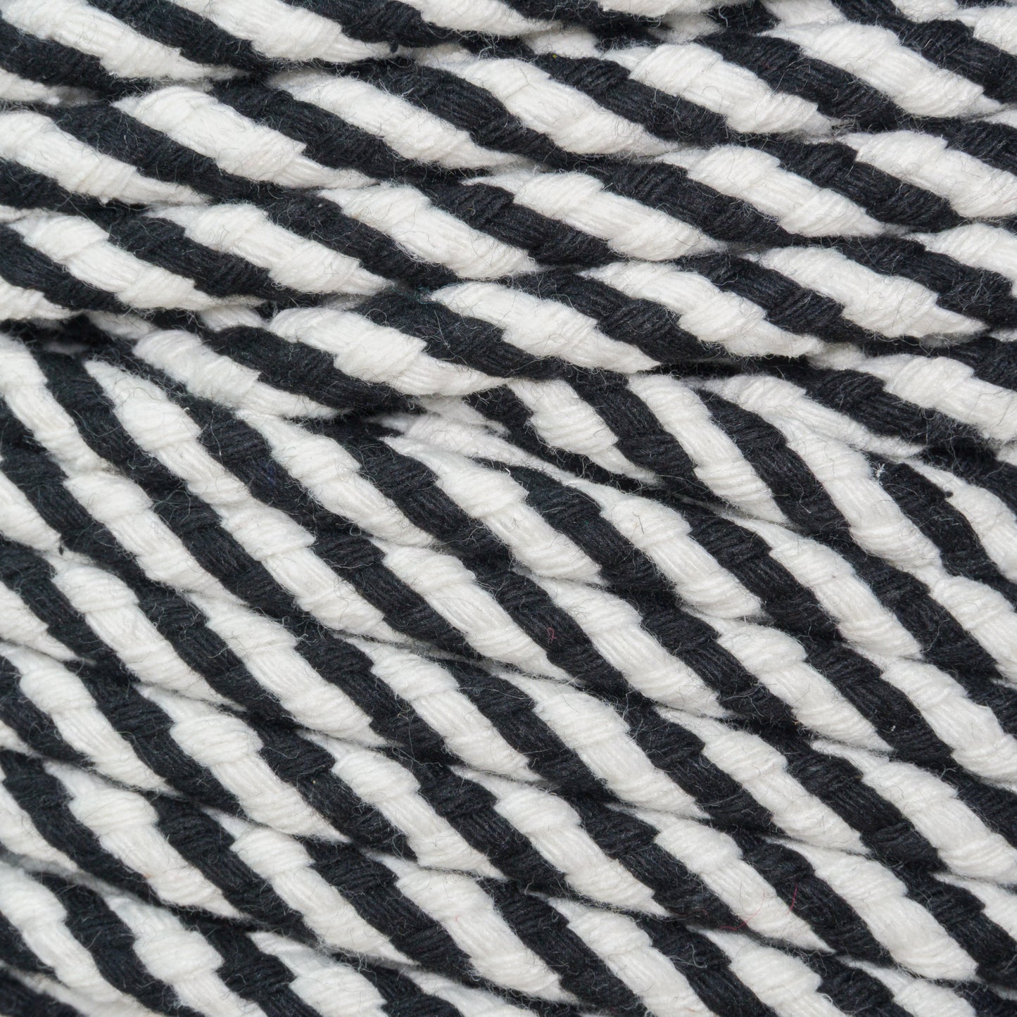 Polycotton trenzado bicolor de 6 mm