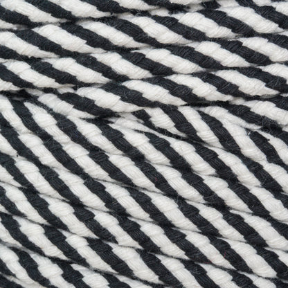 Polycotton trenzado bicolor de 6 mm