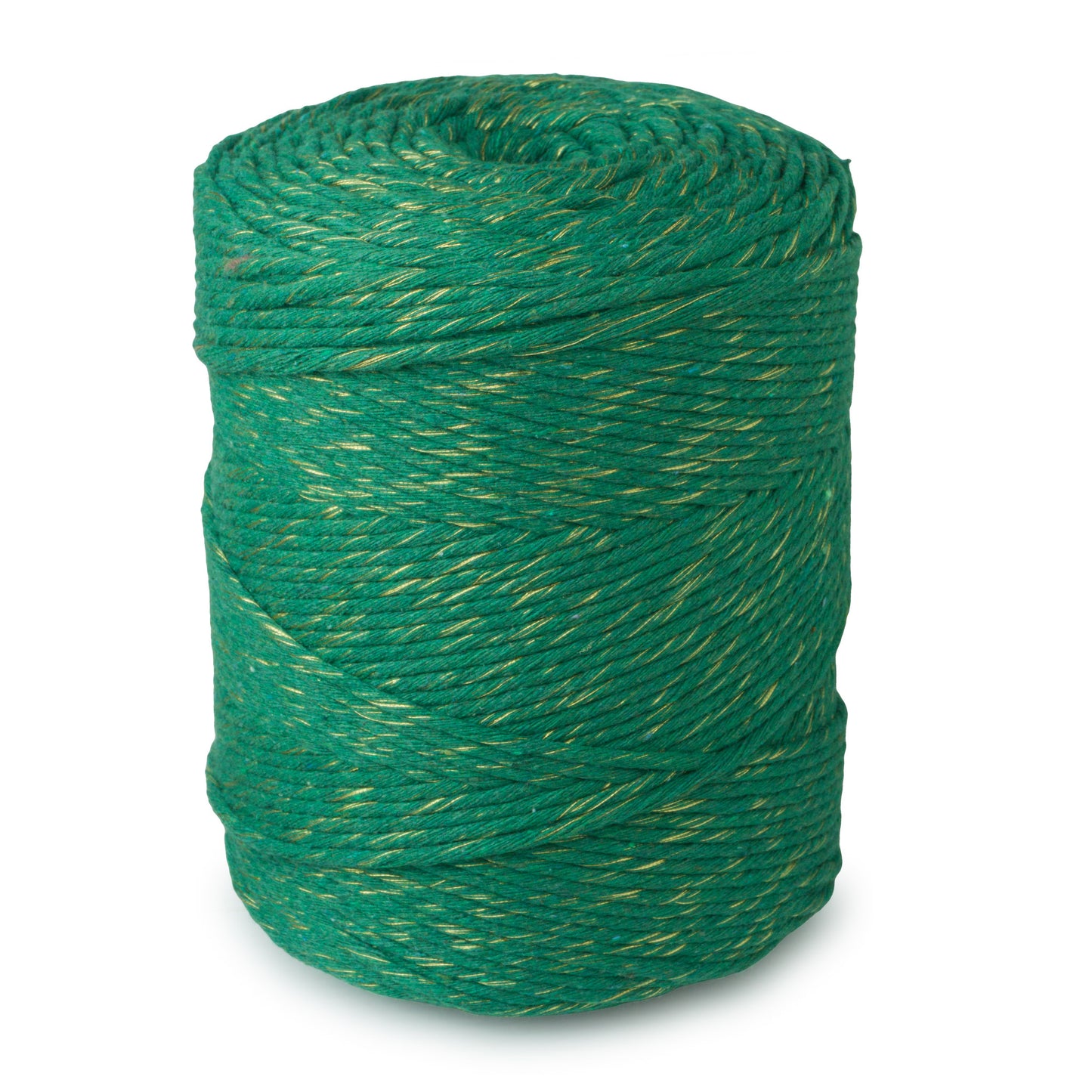 Cordón de polycotton peinado de 3 mm con Lurex