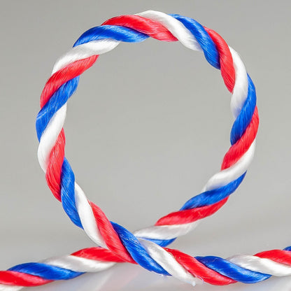 Lienza tricolor de polipropileno torcido de 3 mm