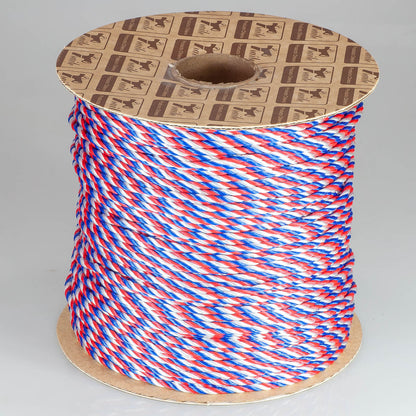 Lienza tricolor de polipropileno torcido de 3 mm