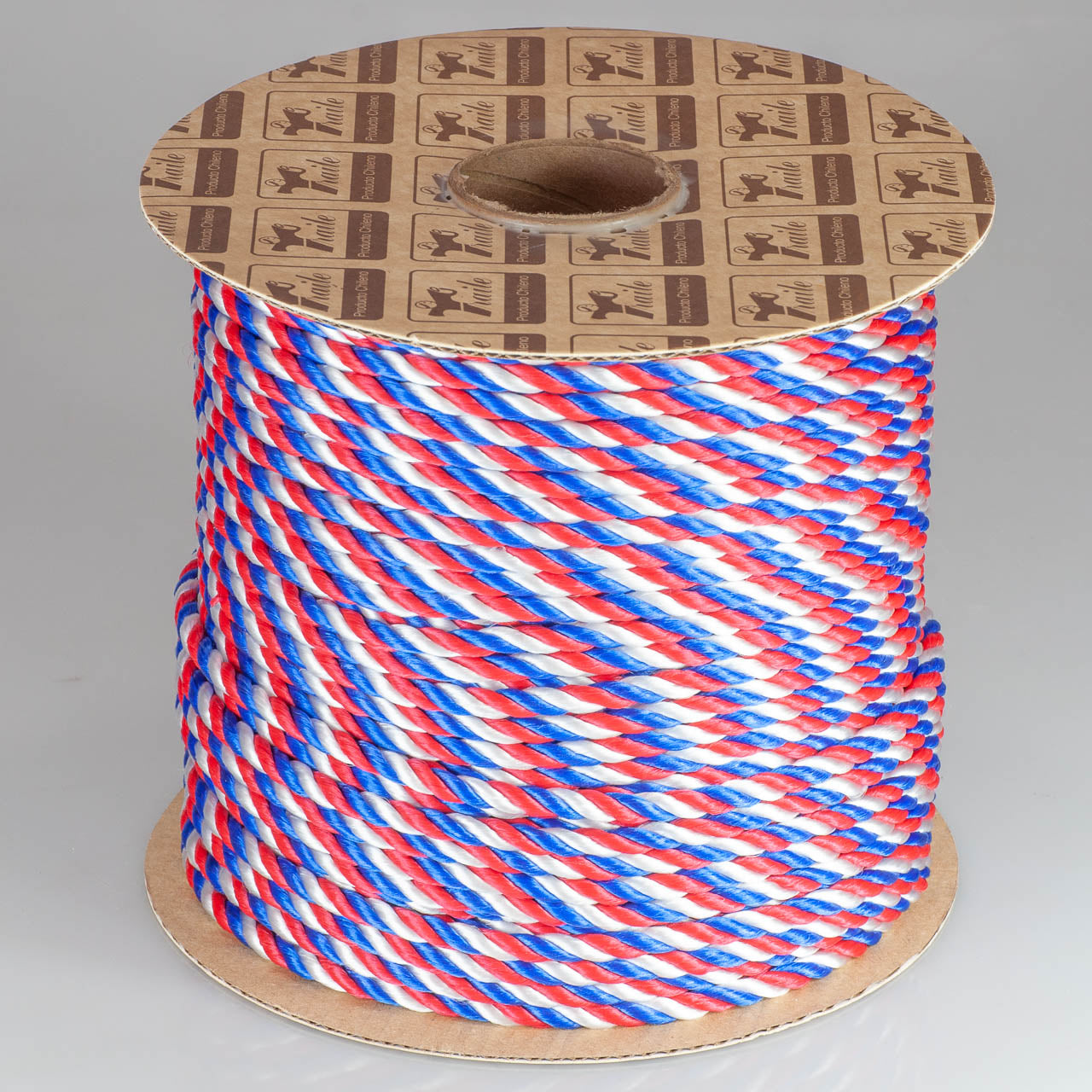 Lienza tricolor de polipropileno torcido de 5 mm