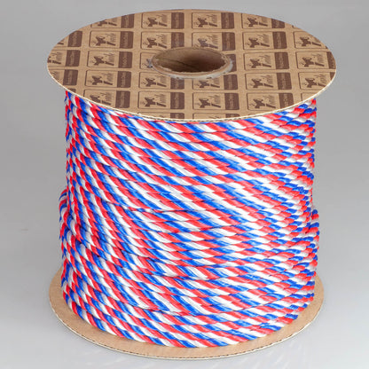 Lienza tricolor de polipropileno torcido de 5 mm