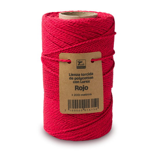 Lienza torcida con Lurex