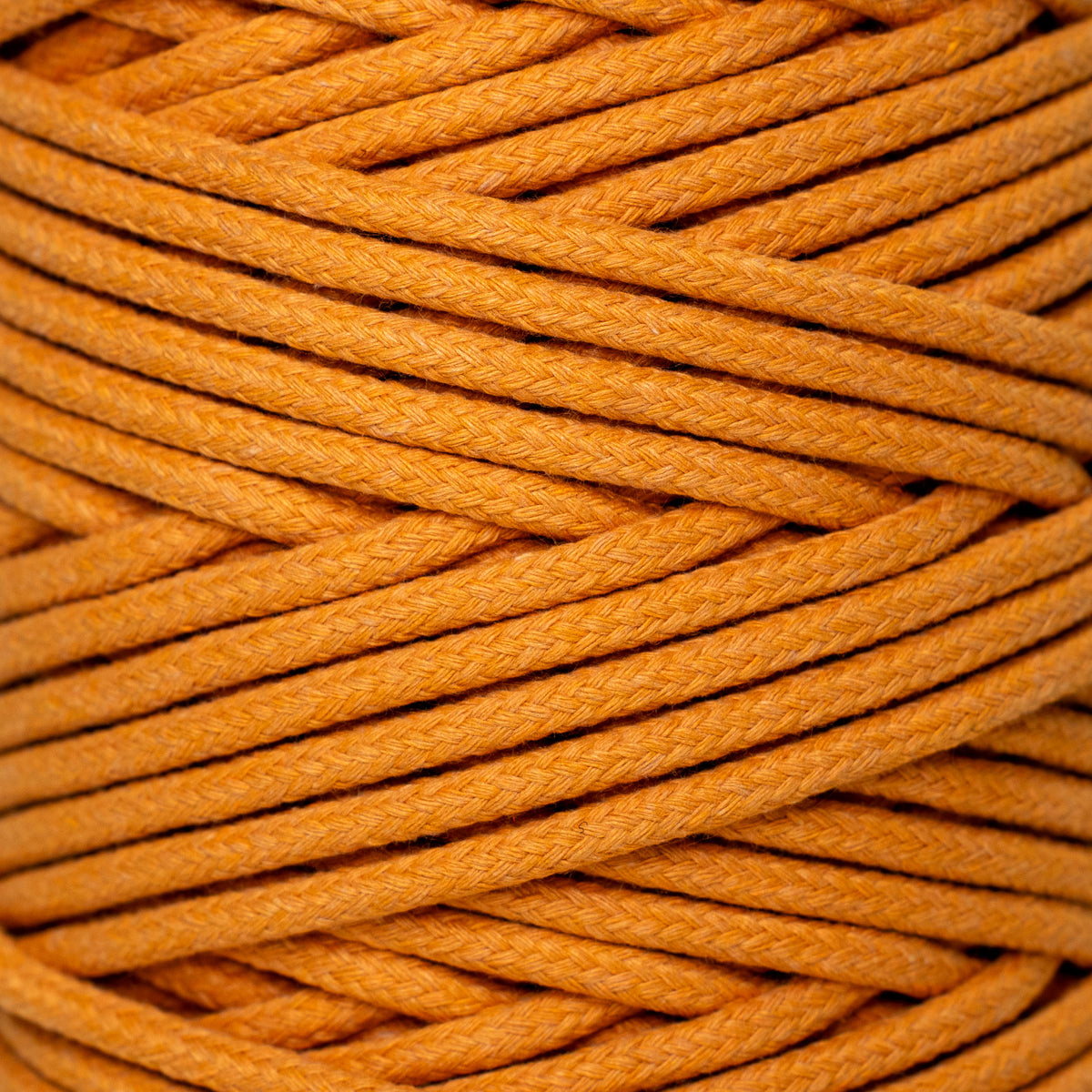 Cordón de polycotton trenzado de 6 mm