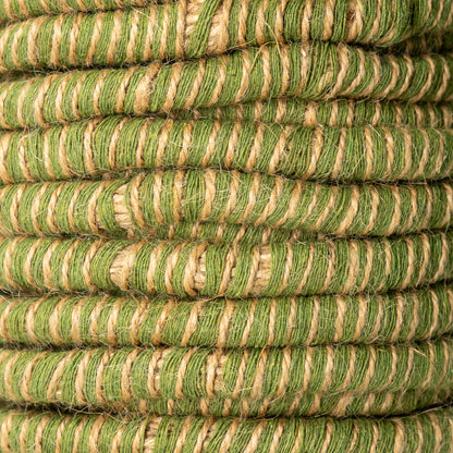 Cordón de yute embarrilado de colores
